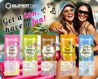 Display SuperTan Sensations with black hooks