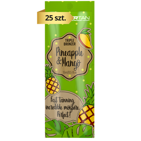 SuperTan Pineapple&Mango 20x15ml + 5 szt gratis