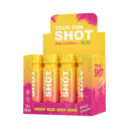 Your Sun Shot Mango z Wit. D3 12x80ml